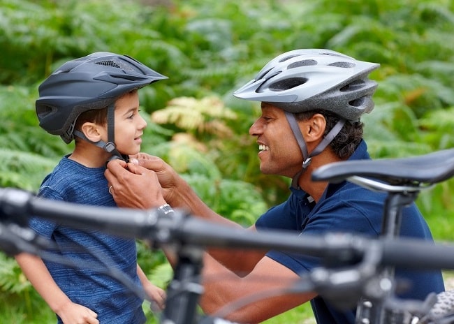 لوازم ایمنی دوچرخه سواری کودکان