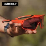 عینک ورزشی فتوکرومیک راکبراس (Rockbros) اصل - رنگ قرمز - لنز هوشمند UV400 همراه با فریم طبی - Image 2
