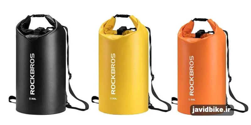 کیف درای بگ 10 لیتری و 20 لیتری ( کیف ضد آب ) راکبراس | 10 liter and 20 liter dry bag (waterproof bag) Rockbros